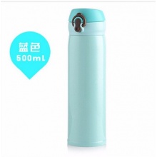 新款不銹鋼商務水杯 彈跳保溫杯 高檔車載禮品保溫杯子可印logo