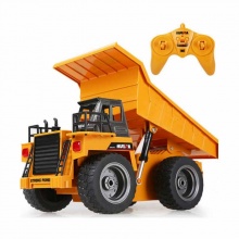 匯納合金工程車(chē)1：12遙控自卸車(chē) 六通道模型車(chē)