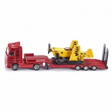 正版德國siku仕高仿真合金車模型1:87卡車帶競(jìng)技飛機(jī)