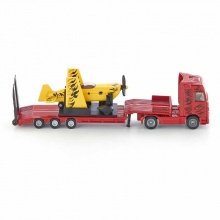 正版德國siku仕高仿真合金車模型1:87卡車帶競(jìng)技飛機(jī)