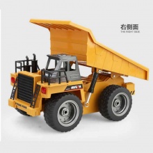 6通道合金工程車(chē)自卸車(chē)2.4G無(wú)線遙控帶燈光音樂(lè)