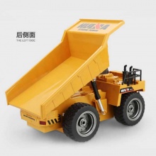 6通道合金工程車(chē)自卸車(chē)2.4G無(wú)線遙控帶燈光音樂(lè)