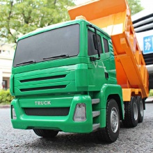 美致新品遙控工程車超大電動(dòng)車四驅(qū)卡車翻斗車自卸車