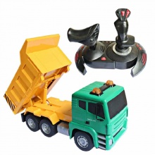 美致新品遙控工程車超大電動(dòng)車四驅(qū)卡車翻斗車自卸車