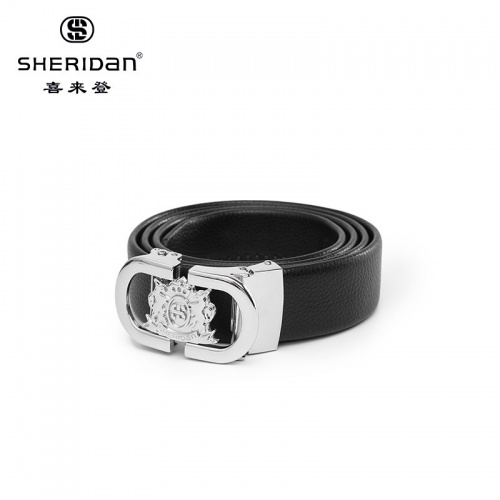 SHERIDAN 喜來登 男士皮帶自動(dòng)扣商務(wù)青年潮休閑中年輕人皮帶正裝腰帶NL180353S