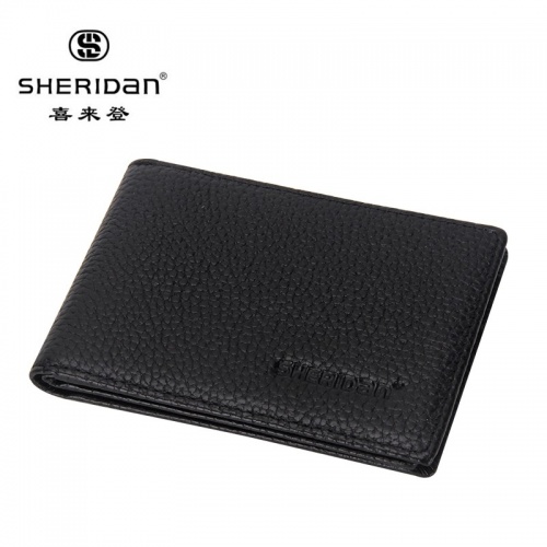 SHERIDAN 喜來(lái)登 男士真皮駕駛證夾商務(wù)橫款駕駛證皮夾NL160911S 黑色